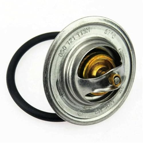 Image of For Golf For Bora For Passat For Polo 050121113H 050121113C 87 Degrees Engine Coolant Thermostat Control Sensor With O-ring Kit Thermostat Engine Coolant Replacement