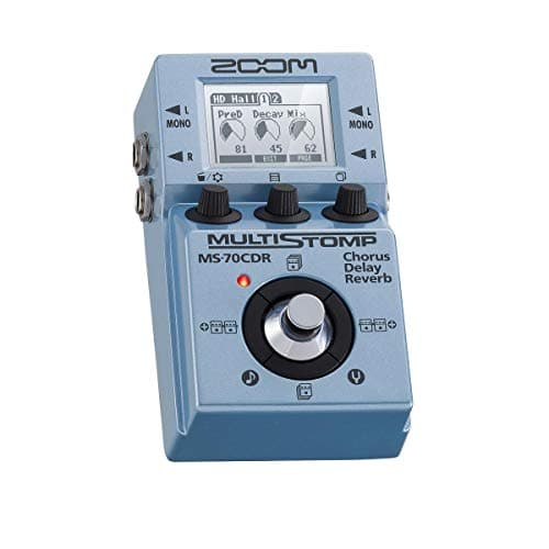 Image of Zoom ZMS70CDR MS-70CDR MultiStomp Chorus/Delay/Reverb Pedal Earplug, 6 cm, Black