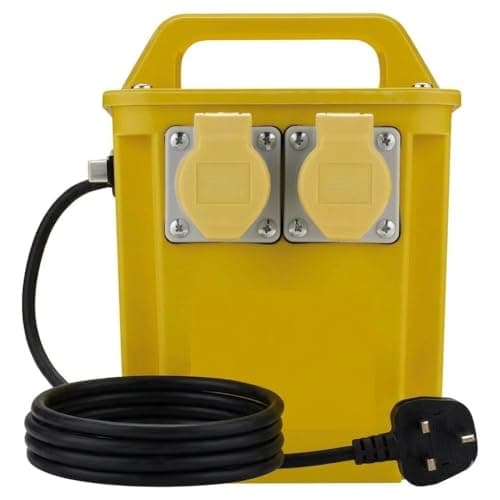 Image of 3.3kVA Portable Site Transformer, 110V, 3000W, IP44 Rated, 2X16A sockets for power tools and lighting