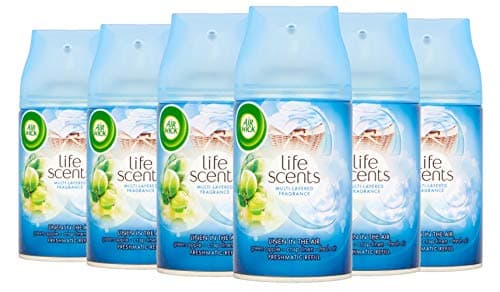 Image of 6 x Air Wick Freshmatic Max Automatic Spray Refill 250ml - Linen In the Air