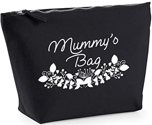 Image of Hippowarehouse Mummy's bag printed make up cosmetic wash bag 18x19x9cm