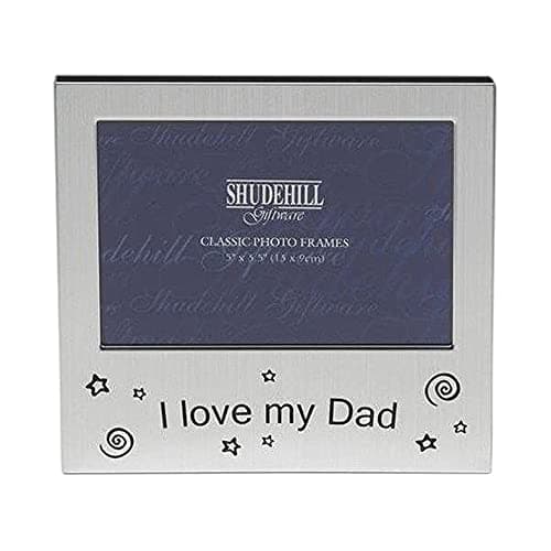 Image of Shudehill Giftware I Love My Dad Gift Photo Frame Christmas Fathers day Birthday Occasion Present