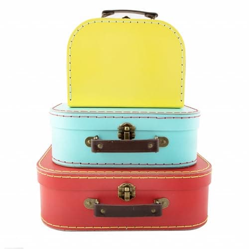 Image of Sass & Belle Brights (Set of 3) Retro Suitcases