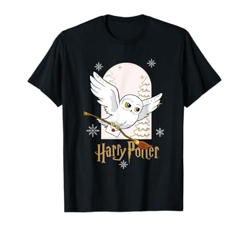 Image of Christmas Harry Potter Hedwig T-Shirt