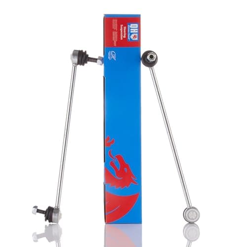 Image of Quinton Hazell Stabiliser Link - QLS3294S - Single Bar Fits Front Axle Left or Right - Original Equipment OEM Quality Direct Fit Replacement - Length: 340mm - Finish: Powder-Coated