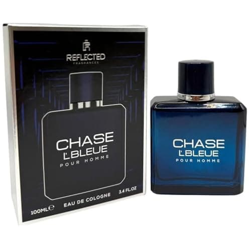 Image of Reflected Fragrances Chase L'Bleue Pour Homme Eau De Cologne 100ml – Long Lasting Men’s Cologne - Fresh Masculine Fragrance - Luxury Everyday Perfume - Gift for Him