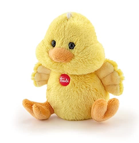 Image of Trudi Chick Sweet Collection Plush Toy - Small Stuffed Animal Gift, Fire Retardant Polyester, Washable, Ideal for Christmas and Birthdays, Made in Italy Tradition, 6x9x6 cm