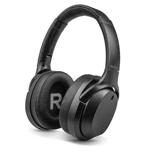 Image of LINDY 73202 LH700XW Wireless Headphones with Active Noise Cancelling, On Ear, Black