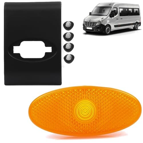 Image of ROBUST Left Door Moulding Strip Panel and Side Marker Lamp for Nissan NV400 Opel Vauxhall Movano B Renault Master III Mk3 261B00001R 4419475 93197564
