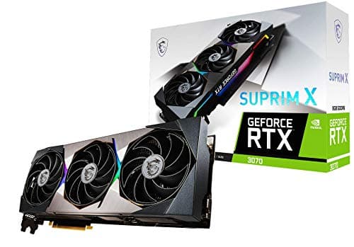Image of MSI GeForce RTX 3070 SUPRIM X 8G LHR Gaming Graphics Card - 8GB GDDR6, 1905MHz, PCI Express Gen 4, 256-bit, 3x DP v 1.4a, HDMI 2.1 (Supports 4K)
