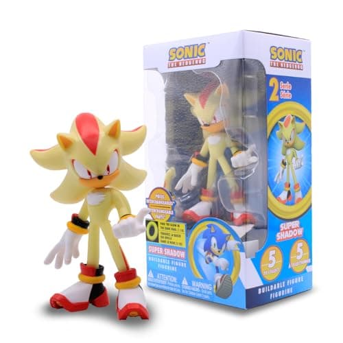 Image of Just Toys LLC Sonic The Hedgehog Action Figures (Super Shadow S3)
