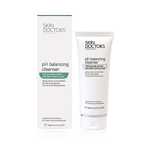Image of Skin Doctors pH Balancing Cleanser | Daily Facial Cleanser | Avocado Extract | Lactic Acid & Alpha Hydroxy Acid (AHA) | Cleanses | 100ml