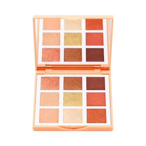 Image of 3INA MAKEUP - The Sunset Eyeshadow Palette - Multicolor 9 Buildable Longwearing Shades - Highly Pigmented - Peach Terracotta Golden Shades - Satin Matt Natural Finish - Mirror - Vegan - Cruelty Free