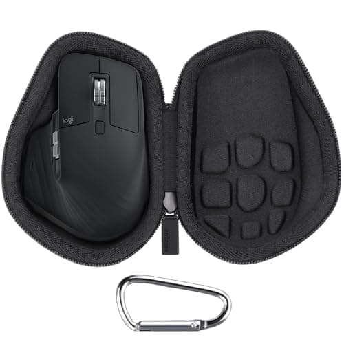 Image of co2CREA Hard Travel Case for Logitech MX Master 4 /Master 3 /Master 3S Advanced Wireless Mouse (Case Only,Excluding Mouse)