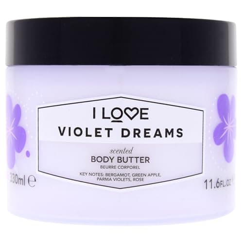 Image of I Love Signature Violet Dreams Scented Body Butter, Packed With Shea Butter & Coconut Oil to Regenerate & Nourish the Skin, Vegan-Friendly - 330ml