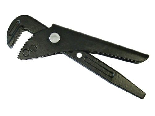 Image of Faithfull FAIPWLA9 230mm 9-inch Lever Action Pipe Wrench with 48mm Cap