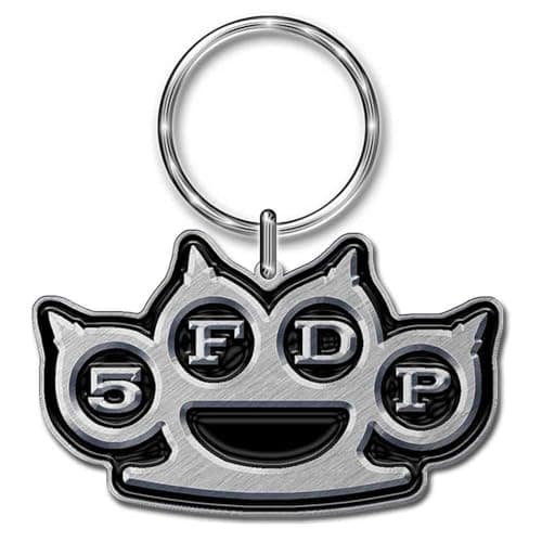 Image of Five Finger Death Punch Standard Keychain: Knuckle, black, One Size