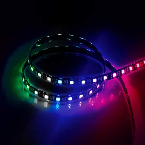 Image of Akasa Vegas MBW | Magnetic RGBW LED Strip Light | AK-LD06-50RB | Designed for 5-pin RGBW Motherboard Control