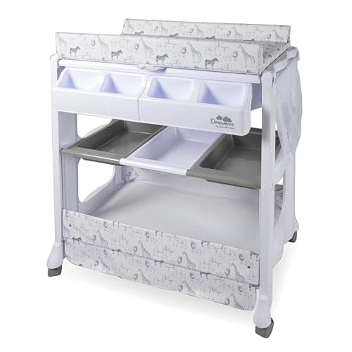 Image of My Babiie Samantha Faiers Safari Baby Bath and Changing Unit, White, One Size