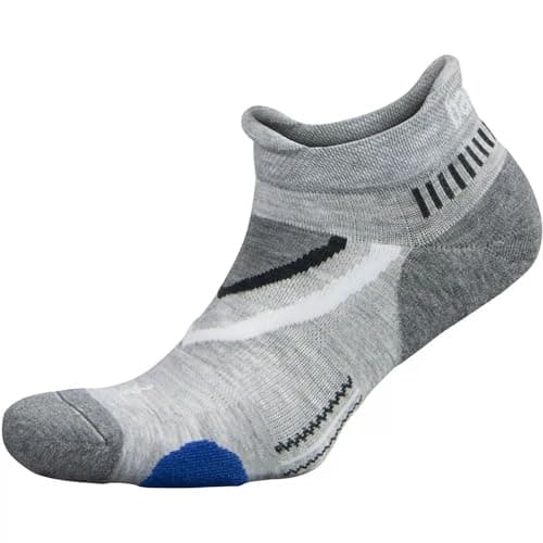 Image of Balega Unisex Ultraglide Cushioning Performance No Show Athletic Running (1 Pair) Socks, Charcoal, L EU