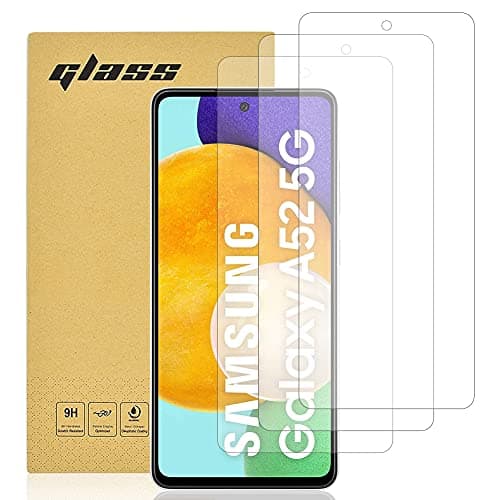 Image of Totill [3 Pack Screen Protector for Samsung Galaxy A52 and A52S A53 5G Tempered Glass Film 99.99% HD Clarity, Shockproof Scratchproof oilproof Protection 6.5" Inch [Case Friendly]