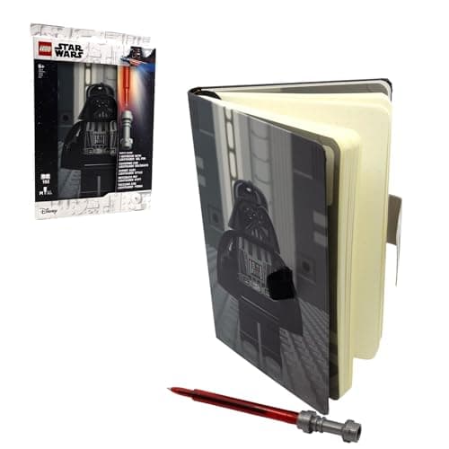 Image of IQ LEGO Star Wars Dotted Notebook with Lightsaber Gel Pen - Darth Vader (53492)