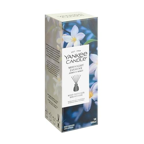 Image of Yankee Candle Reed Diffuser | Midnight Jasmine | for Small to Medium Spaces | Up to 10 Weeks of Fragrance