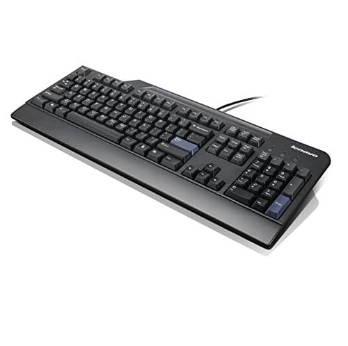 Image of Lenovo Preferred Pro USB QWERTY Italian Black Keyboards (Standard, Wired, USB, QWERTY, Black)