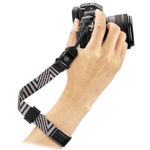 Image of JJC Universal Camera Hand Wrist Strap - Novel Quick Release Buckle + Adjustable Slider Desgin for Canon Nikon Sony Fujifilm Pentax Olympus DSLR/SLR camera