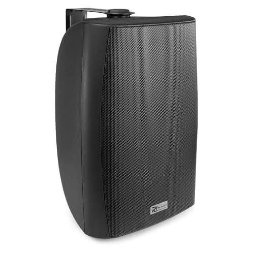 Image of Power Dynamics BF80TB Wall Mount Speaker - 8" Waterproof IPX5, 100V/8 Ohm On Wall Mountable Speaker for Indoor Outdoor Restaurant Music Sound System (Black)