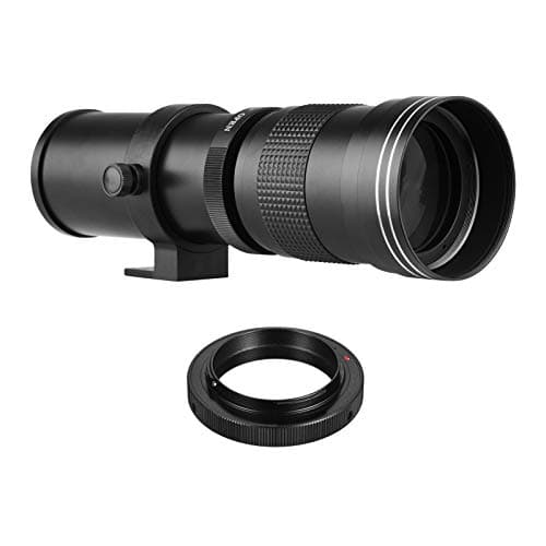 Image of Andoer Super Telephoto Zoom Lens F/8.3-16 420-800mm with AI-Mount Adapter Ring Universal 1/4 Thread for Nikon AI-Mount Cameras