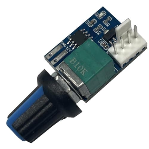 Image of Fegtrtyoa PWM Fan Speed Controller 12V Single Channel 4-Pin Low Power Silent for Computer Case Cooling Systems B