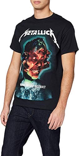 Image of CID Men's Metallica - Hardwired Album Cover T - Shirt, Black, Small