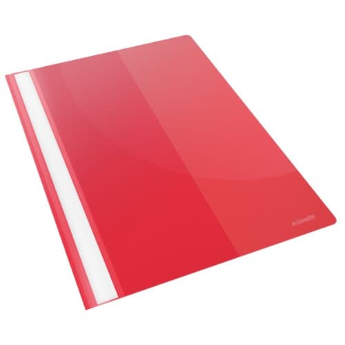 Image of Esselte A4 Plastic Conference File, Pack of 25, 160 Sheet Capacity, VIVIDA Red, VIVIDA Range, 28340
