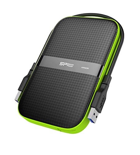 Image of Silicon Power 2 TB External Portable Hard Drive Rugged Armor A60 Shockproof Water-Resistant 2.5-Inch USB 3.0 , Military Grade MIL-STD-810G & IPX4, for PC/Mac/Xbox One/Xbox 360/PS4/PS4 Pro/PS4 Black