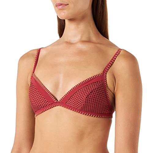 Image of Banana Moon Women's Taeko Santos Bikini Not Applicable, Red (Bois De Rose Jfh73), B (Manufacturer Size: Small)