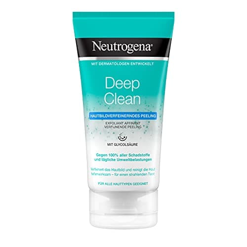 Image of Neutrogena Deep Clean Facial Cleanser Skin Refining Exfoliating with Glycolic Acid for All Skin 150ml