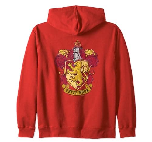 Image of Harry Potter Gryffindor Rough Crest Zip Hoodie