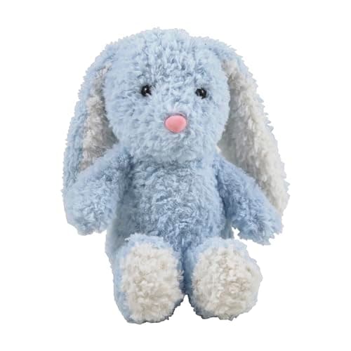 Image of Eurowrap 8" Plush Blue Bunny Rabbit Teddy Bear Toy - Blue - Soft Plush Toy - Perfect for Children, Gifts, Birthdays, Easter, for Kids