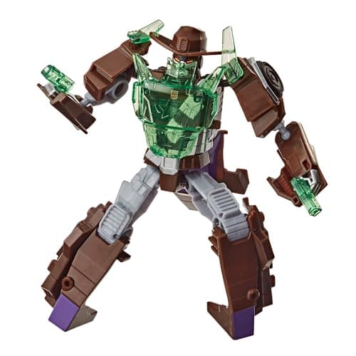 Image of Transformers Bumblebee Cyberverse Adventures Battle Call Trooper Class Wildwheel, Voice Activated Energon Power Lights, Ages 6 and Up, 5.5-inch