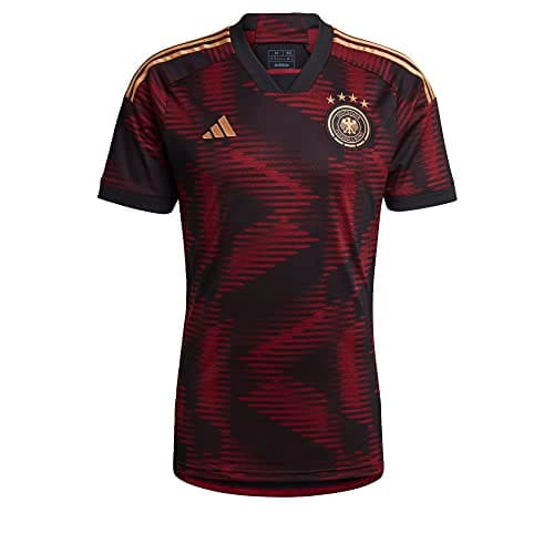 Image of adidas Germany 22 Away Jersey Men's, Black, XXL