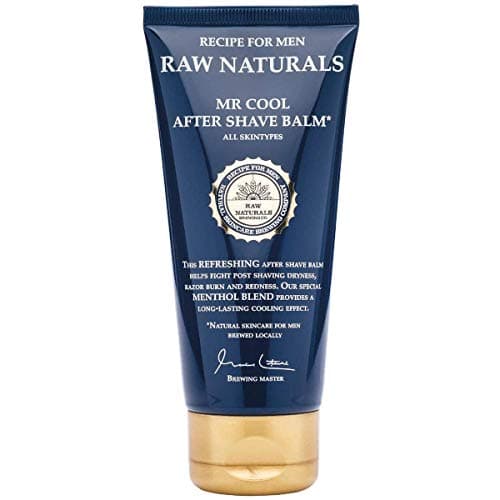 Image of Raw Naturals MR Cool After Shave Balm | Soothing Aftershave Balm for Men | Natural Product from Your Caring Swedish Skincare Microbrewery - 100ml