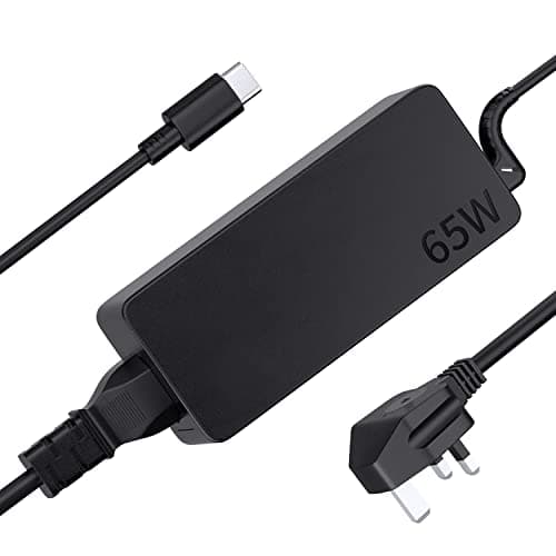 Image of 65W USB-C Laptop Charger for Lenovo ThinkPad X1 T14 T15 T480 T480s T490 T490s T580 X13 X280 X380 E14 E15 E480 E490 Lenovo Yoga 720 910 Chromebook C330 S330 100e 300e and Others Type C Power Adapter1