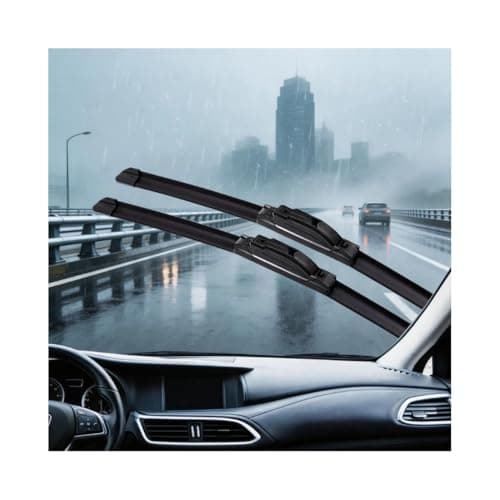 Image of Car windshield wipers for Renault Trafic3 Phase 1 2014-2019,HD Streak-Free Wiper Blades with Low-Pressure Design - Even Pressure Distribution, Scratch-Free Performance & Quiet Operation