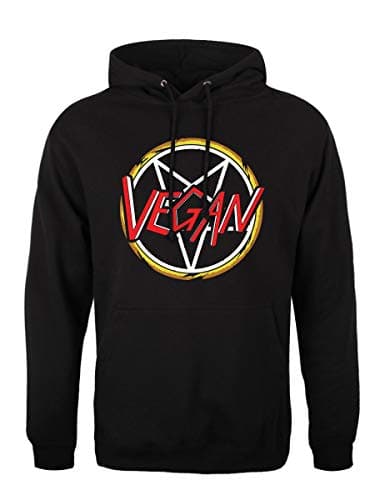 Image of Grindstore Men's Metal Vegan Black Hoodie
