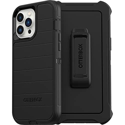 Image of OtterBox DEFENDER SERIES SCREENLESS Case Case for iPhone 13 Pro Max & iPhone 12 Pro Max - BLACK
