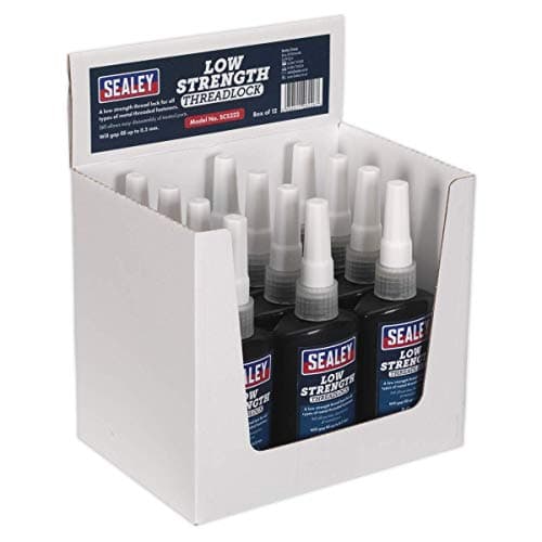 Image of Sealey SCS222 Thread Lock Low Strength 50ml Pack of 12