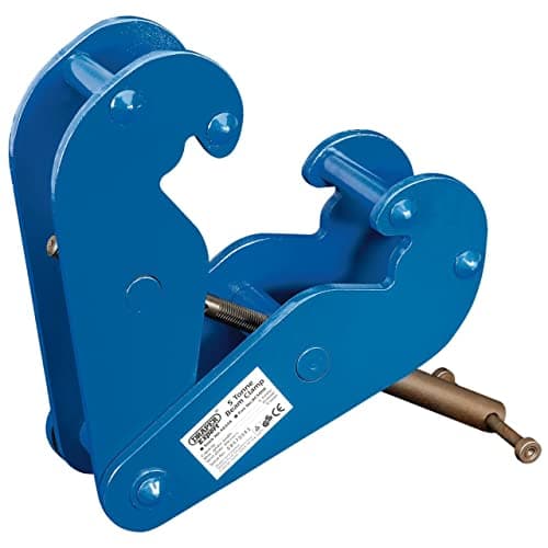 Image of Draper 48348 Expert Beam Clamp, 5 Ton , Blue
