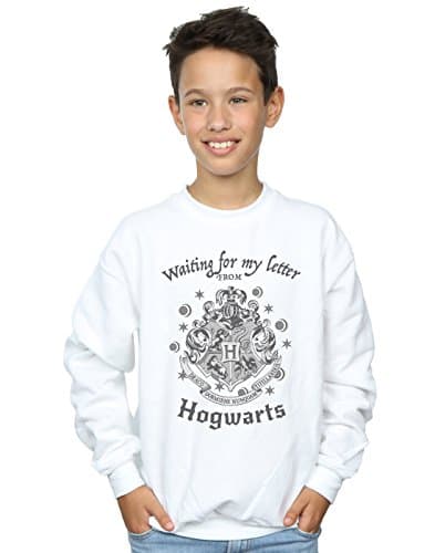 Image of Harry Potter Boys Hogwarts Waiting For My Letter Sweatshirt White 5-6 Years