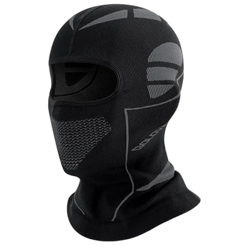 Image of KMKANPO 1 Pcs balaclava,ski mask,motorcycle accessories,black balaclava,Winter face covering,for Skiing,Cycling,Running,Outdoor Sports,for Men and Women